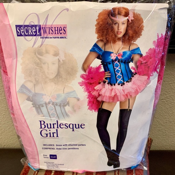 NWT Secret Wishes Burlesque Doll/Girl Costume - Picture 2 of 3